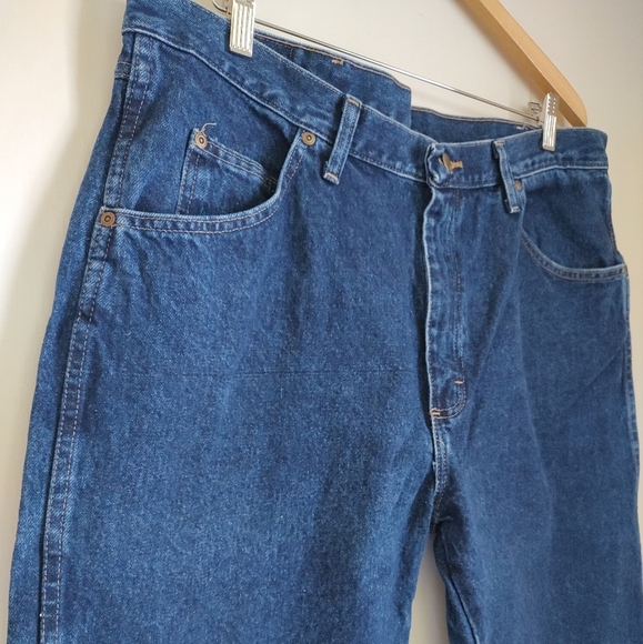 Wranglers Regular Fit Men's Blue Jeans - Picture 3 of 7